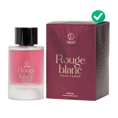 پرفیوم زنانه تراست مدل Rouge Blanc