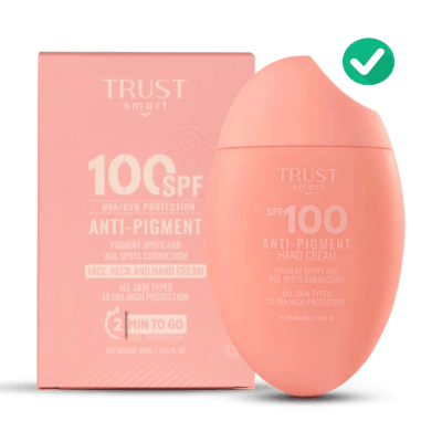 کرم ضدآفتاب SPF100 تراست اسمارت